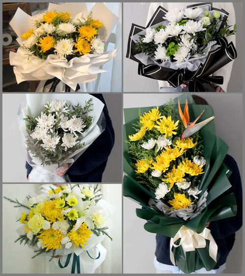 贵州遵义播州区龙坪镇白事花束代送